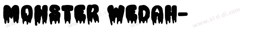 Monster Wedah字体转换